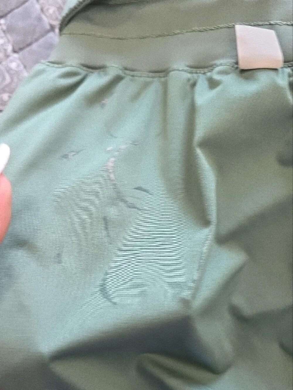 lululemon athletica Sage Green Elastic-Waist Athletic Shorts - Picture 6 of 8